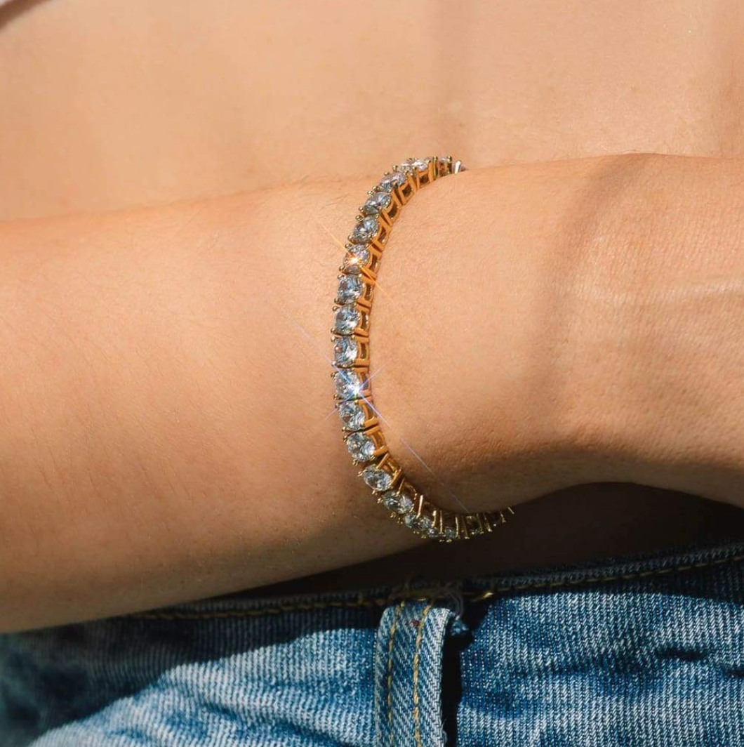 TENNISARMBAND | GULD