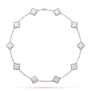 HALSKETTE KLEEBLATT 10 DESIGN | SILBER
