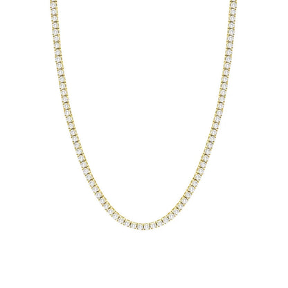 Tiffany Tennis Halskette Guld