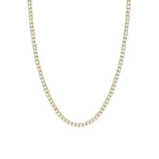 Tiffany Tennis Halskette Guld