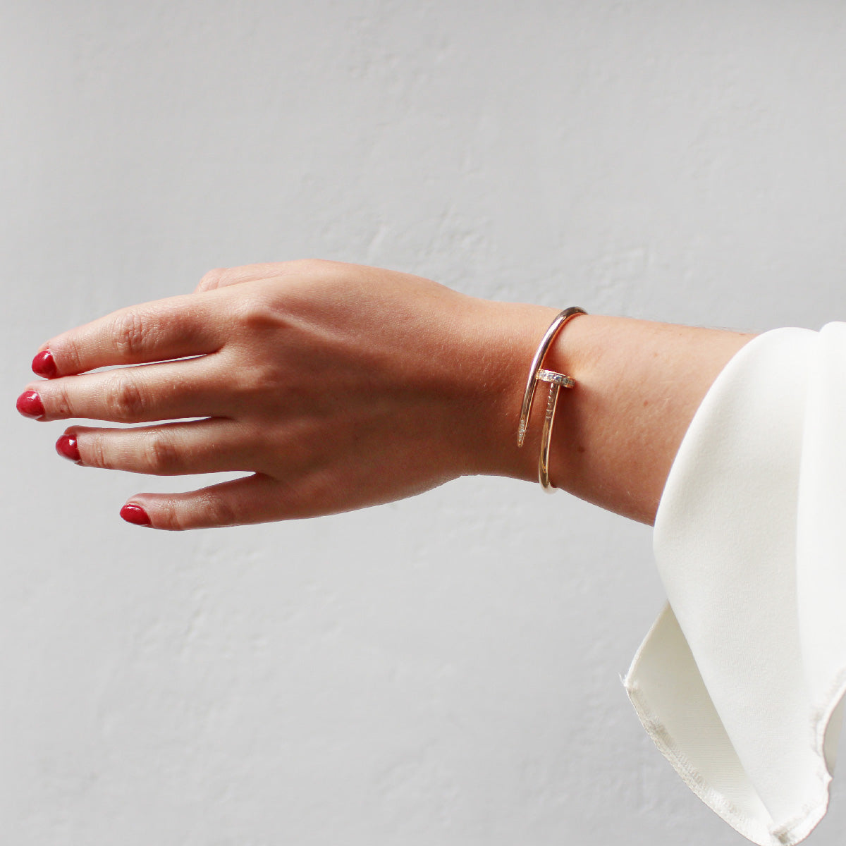 NAGELARMBAND DELUXE | ROSÉGULD