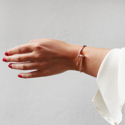 NAGELARMBAND DELUXE | ROSÉGULD