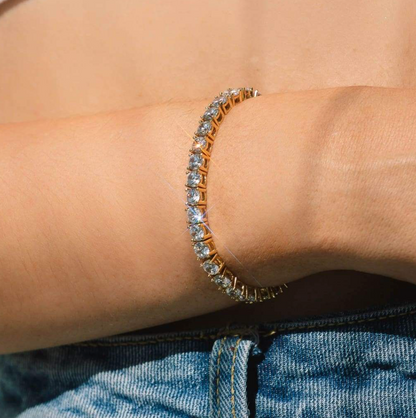 TENNISARMBAND | GULD