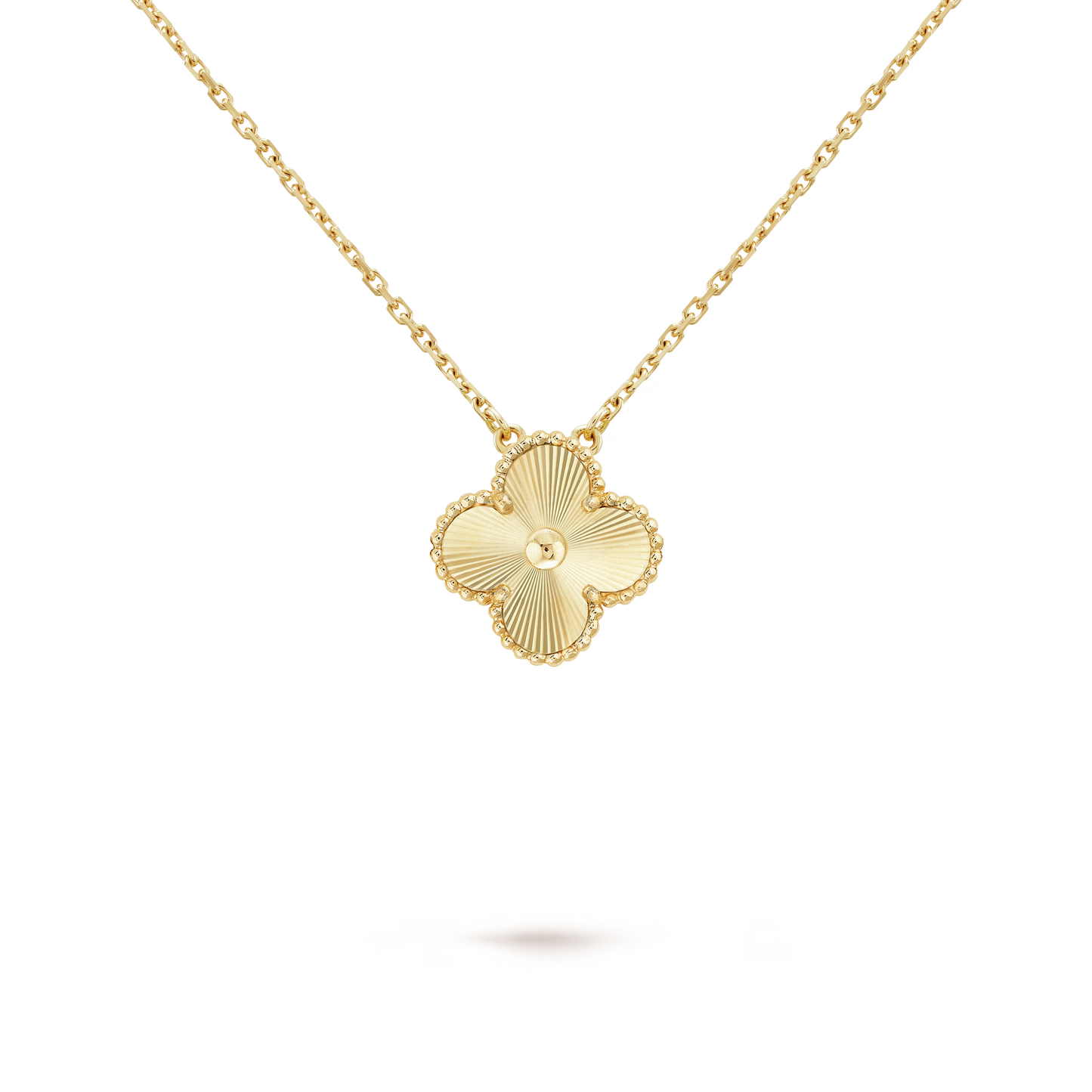KLEEBLATT HALSKETTE | GULD