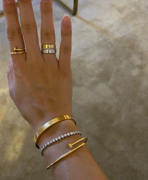 NAGELARMBAND | GULD